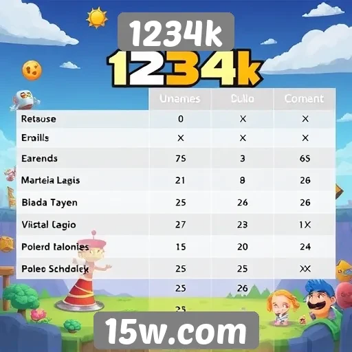 Comparação entre 1234k e outras plataformas de jogos