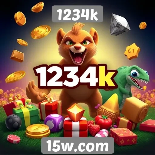 Exploração das categorias de jogos no site 1234k